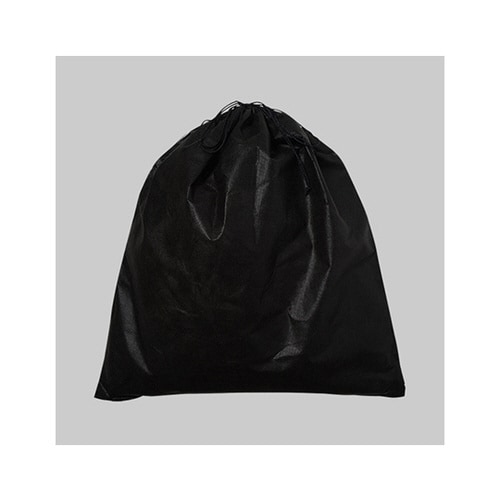 不織布インナー巾着 黒 L 1箱(100枚入)