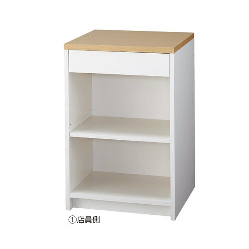 バイカラーカウンター W600 天板エクリュ