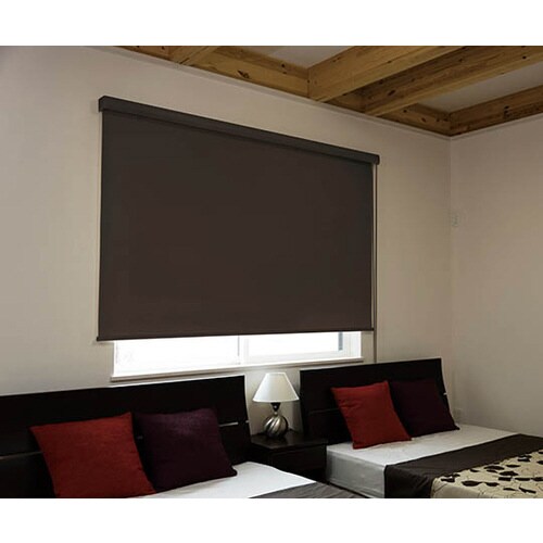 L3528 ロールスクリーン遮光ブラウン