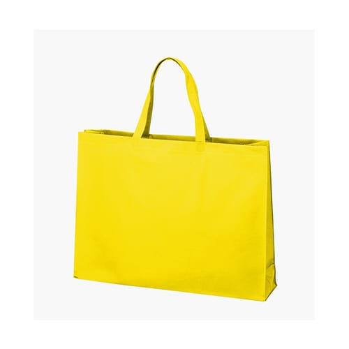 不織布バッグ 角底 大 イエロー 1箱(