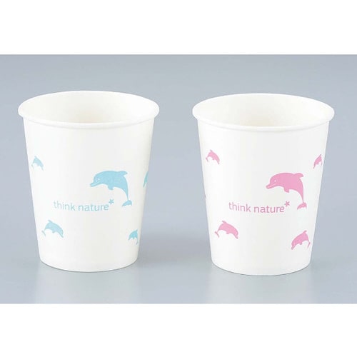 既製イルカ柄 紙コップ 5オンス(50個入)φ66