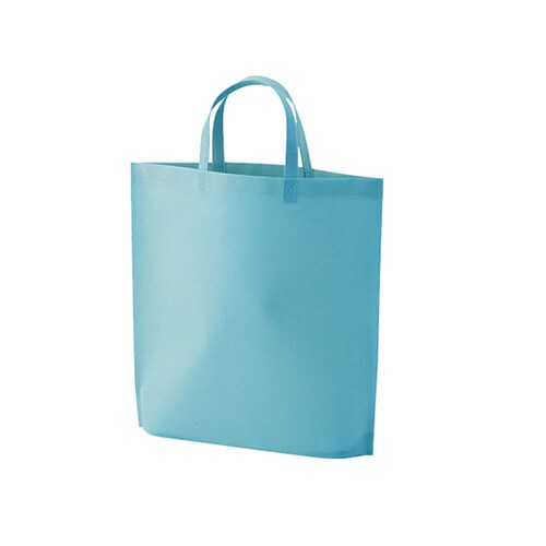 不織布バッグ 底マチA4縦 ライトブルー