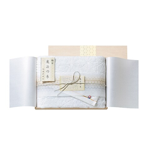 極選魔法の糸 バスタオル(国産木箱入)