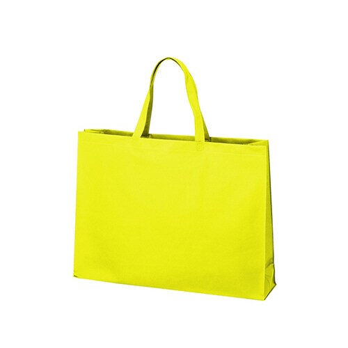 不織布バッグ 角底 大 マスカットグリー