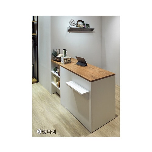 バイカラーカウンター W600 天板RUS