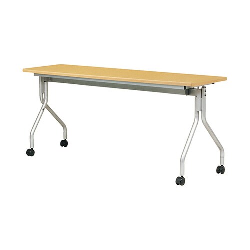 跳ね上げ式会議テーブル ナチュラル