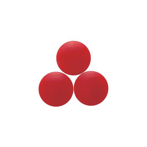 カラーマグネット 丸 赤 1袋(3個入)