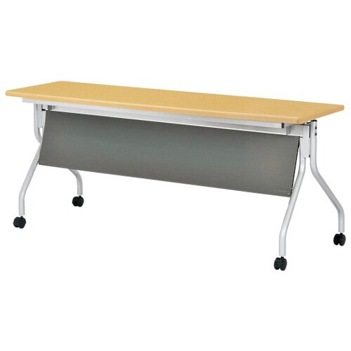 跳ね上げ式会議テーブル ナチュラル