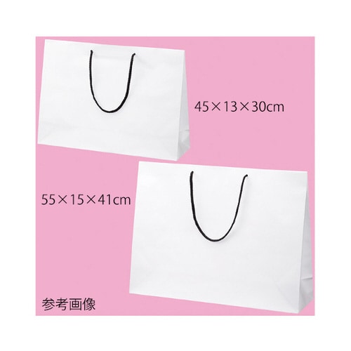 マット貼り紙袋 白 55×15×41cm 50枚