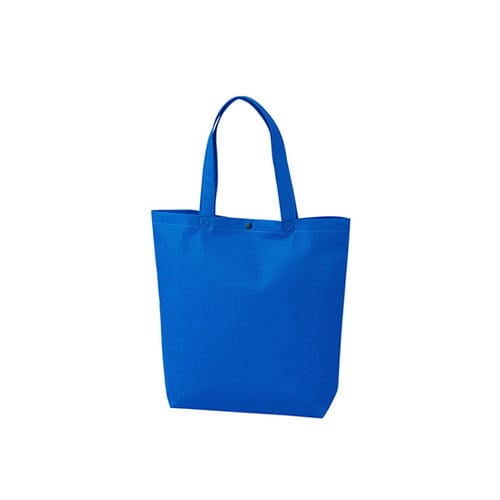 不織布バッグ 船底ホック付きA4縦 ブル