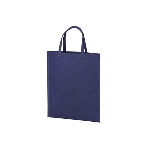 不織布バッグ A4マチ無 紺 1箱(100枚入)