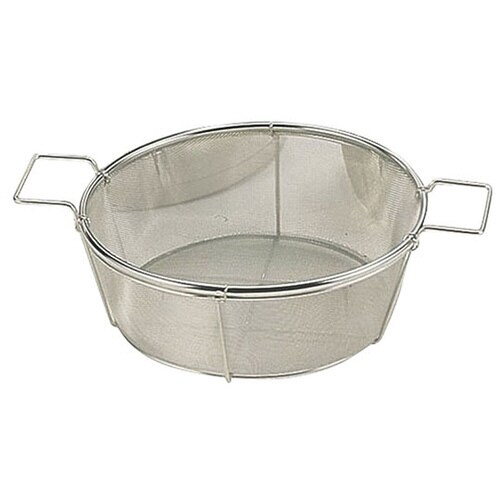 18−8フライヤー油缶用篭(20メッシュ)15L用