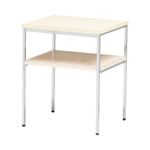 電話台 メッキ アイボリー