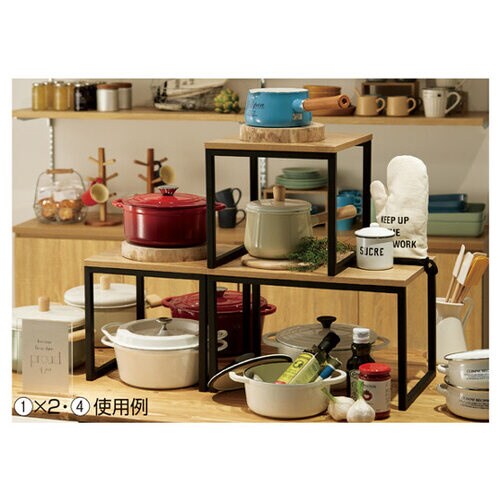 スチール製コの字ディスプレイ W45cm