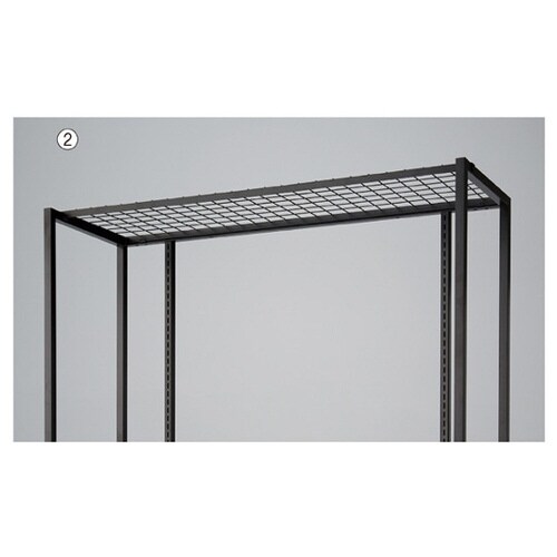 【オプション】上部ネット【W90cmブラック枠用】