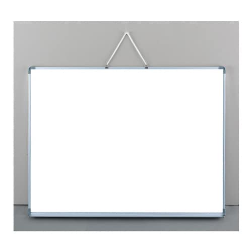 アルミ枠ホワイトボード トレイ付 90×120cm