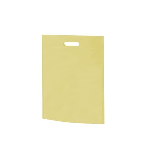 不織布バッグ 小判抜きA4マチ無 ベージ