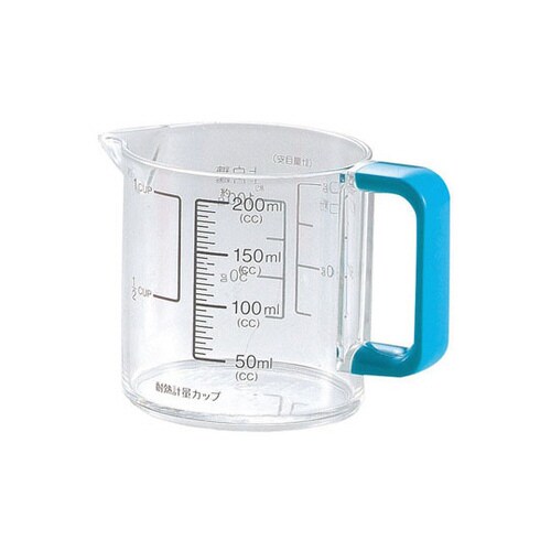 Colors 耐熱計量カップ 200mL ブルー