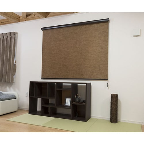 L3552ロールスクリーン天然調ブラウン