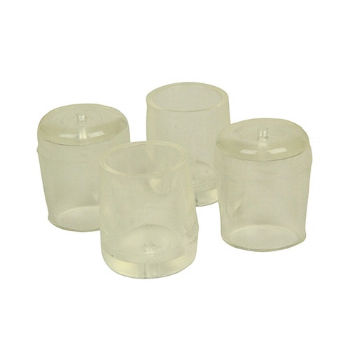 クリアー パイプ脚キャップ 21mm