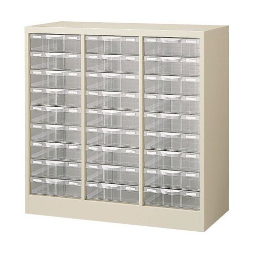 整理ケース(ニューグレー) B4判3列深型9段