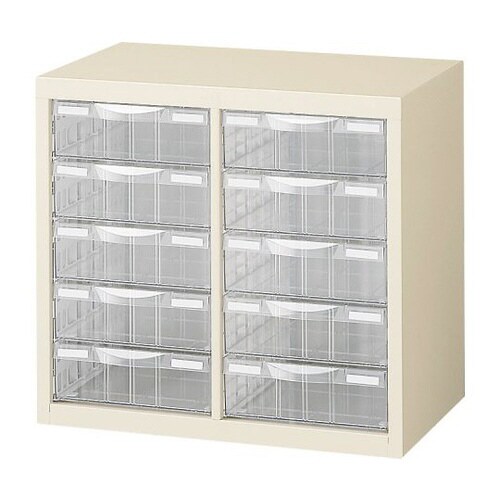 整理ケース(ニューグレー) A4判2列深型5段