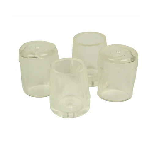 クリアー パイプ脚キャップ 18mm