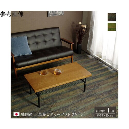 純国産 い草花ござカーペット 『カイン』