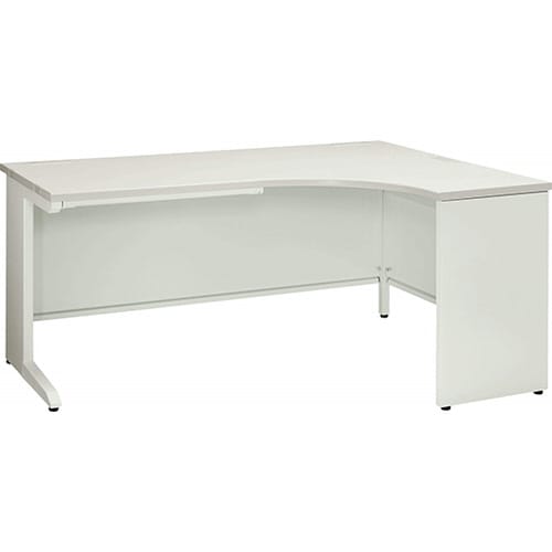 ビジネスデスク LDVシリーズ ホワイト/ホワイト
