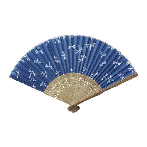 すす竹和扇子 藍染とんぼ 300個