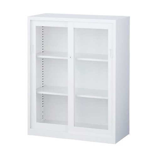 A4判対応書庫 ガラス引戸 ANW−34G