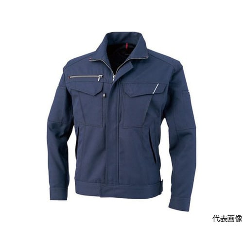 長袖ブルゾン ネイビー 4Lサイズ