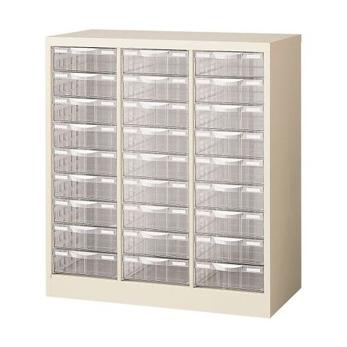 整理ケース(ニューグレー) A4判3列深型9段