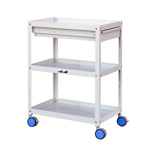 色彩ワゴン 移動式 キャビネット付きタイプ 3段