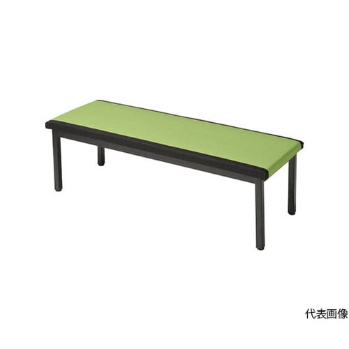 ベンチ 樹脂タタミベンチ 背なしタイプ グリーン