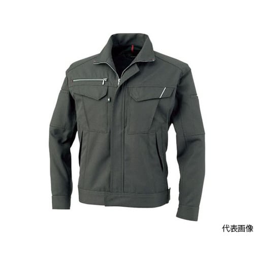長袖ブルゾン チャコール 6Lサイズ