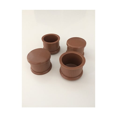 脚キャップ 茶丸 36mm