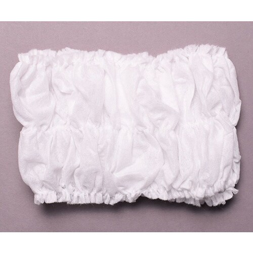 不織布ヘアーターバン白(白マット袋)1ケ