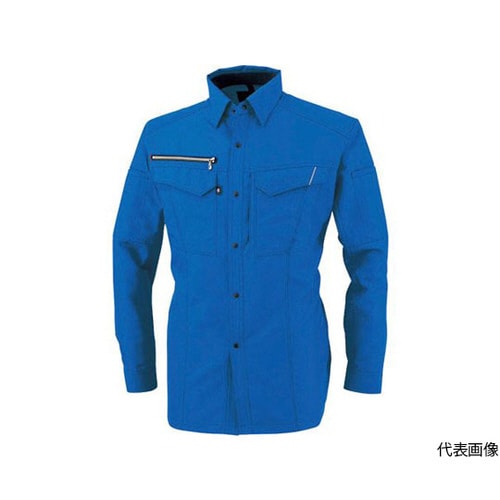 長袖シャツ スカイブルー Mサイズ