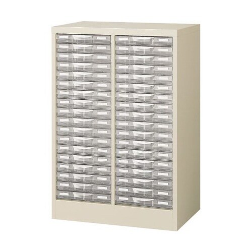 整理ケース(ニューグレー) B4判2列浅型18段