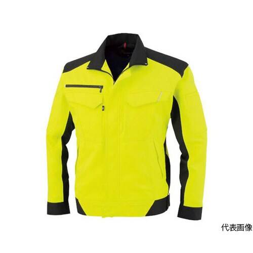 長袖ブルゾン フラッシュイエロー Sサイズ