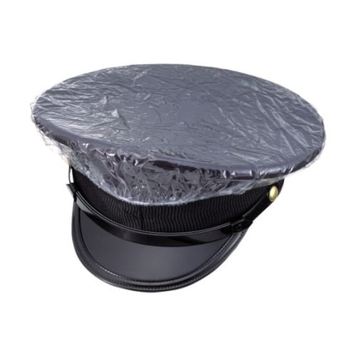 制帽カバー透明ビニール