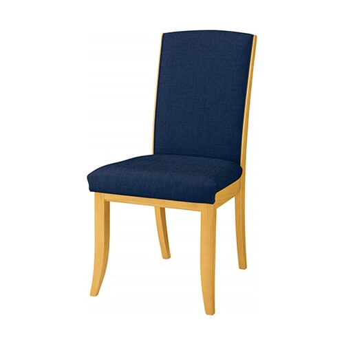 木製イス ダークブルー