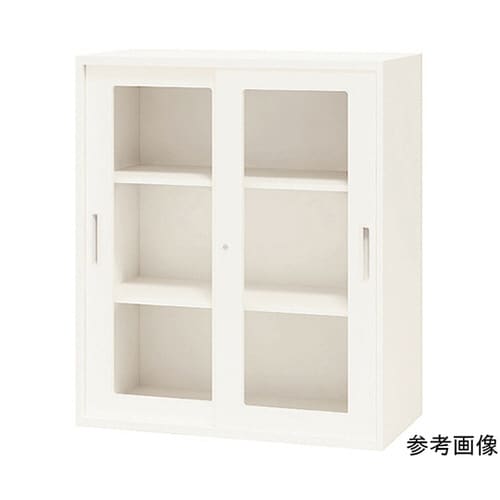 ガラス引違い書庫(枠付) 900×400×1050