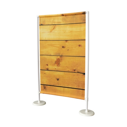 飛沫防止 卓上パーテーション クロス 木箱調