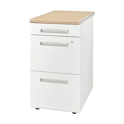 ビジネスデスク LDVシリーズ 木目/ホワイト