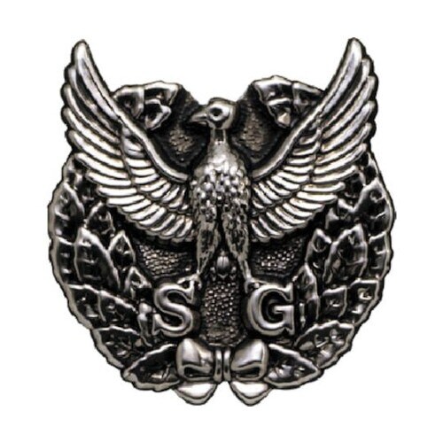 帽章月桂樹+ワシ