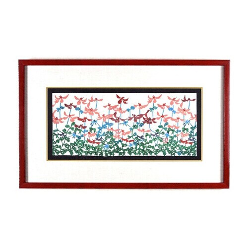 絵画 「れんげ草」 (作者名:小川良子)