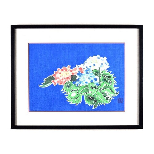 絵画 「あじさい」 (作者名:小川良子)