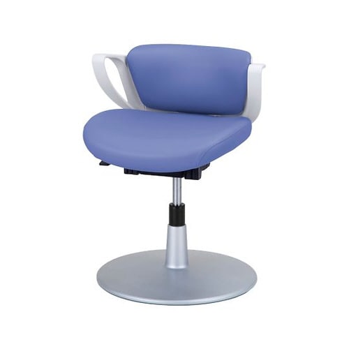 患者用いす ピコラ 円盤脚 ネイビー